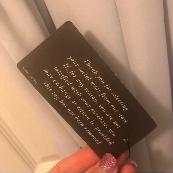 Vintage Light Grey Blue Mother of the Bride Pearl Accent Jacket Dress Sz 12 NWT - Picture 9 of 13